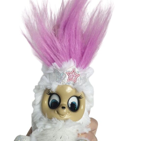 Bush Baby World Shimmies Princess Melina Plush Toy Glitter Accents Pink Hair - Picture 6 of 8